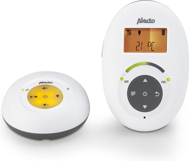 Alecto dbx-125 - full eco dect babyfoon met display - wit