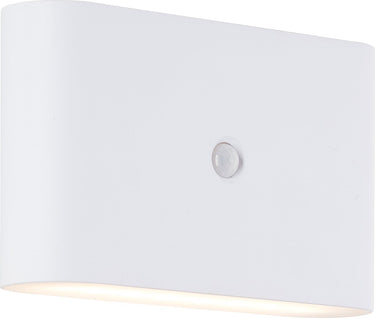 Brilliant xino - oplaadbare magnetische wandlamp op accu draadloos - met bewegingssensor - ip44 - led 4w - 300 lumen - 3000k - met batterijen indicator - wit