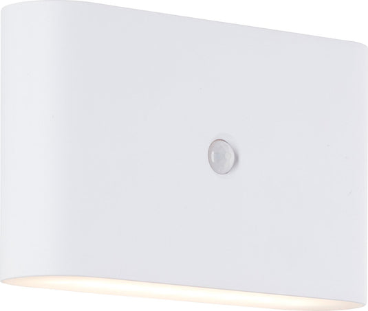 Brilliant xino - oplaadbare magnetische wandlamp op accu draadloos - met bewegingssensor - ip44 - led 4w - 300 lumen - 3000k - met batterijen indicator - wit
