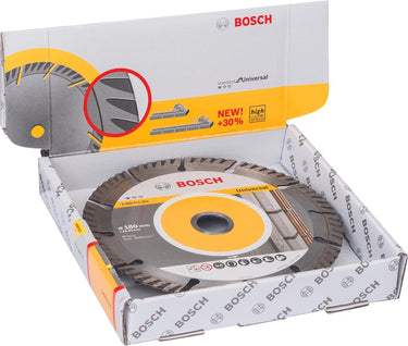Bosch diamantschijf 10x prof univ 180 22,23