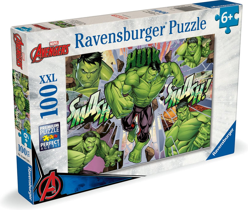 Load image into Gallery viewer, Ravensburger legpuzzel xxl marvel hulk, 100st.
