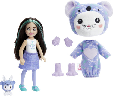 Barbie cutie reveal pop - 13,9 cm - konijn koala - pop