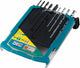 Wolfcraft - 9 delige boorset voor metaal steen - 3 tot 8mm - metaalboor - 7115000
