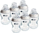 Tommee tippee natural start babyflessen, 0m+, babyflessen set van 6, 260ml, speen in de vorm van een borst voor een natuurlijke zuigwijze, lage stroomsnelheid, zelfsteriliserend en bpa-vrij, baby feeding essentials