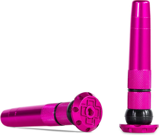 Muc-off muc off stealth tubeless puncture plug pink handlebar reparatieset blauw