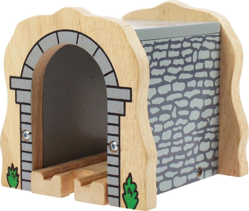 Load image into Gallery viewer, Bigjigs rails - grijze tunnel
