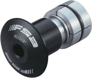 Fsa balhoofdplug 160-3010 1 1 8 inch carbon zwart
