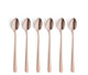 Amefa austin vintage sorbetlepels - 6 stuks - koper