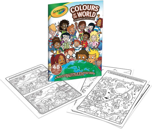 Crayola - colors of the world - kleurboek - 48 kleur- en educatieve activiteitenpagina's