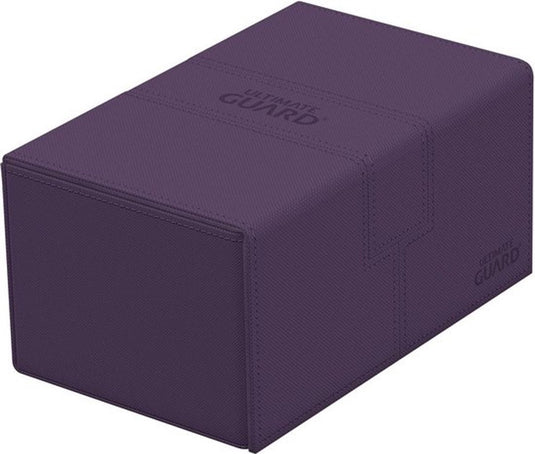 Ultimate guard twin flip'n'tray 160+ xenoskin - purple card boxes