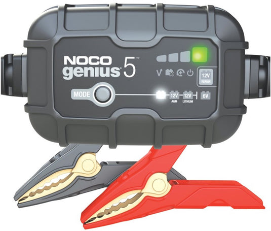 Noco genius g5eu acculader – 5a – 6v 12v – krachtig intelligent – onderhoudslader