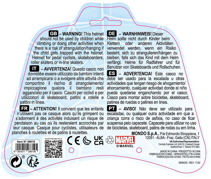 Load image into Gallery viewer, Mondo spiderman helm - verstelbaar - 52-56cm
