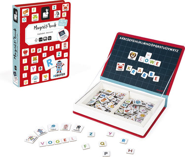 Janod - magnetibook - alfabet duitstalig - magneetboek speelset