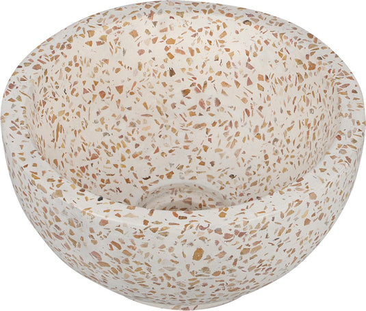 Differnz river waskom - 23x23x12cm - terrazzo beige