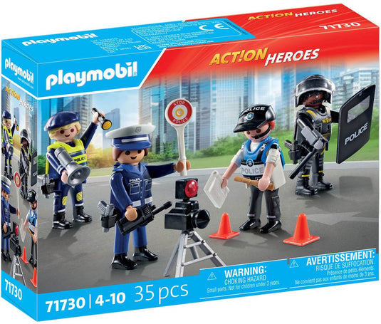 Playmobil action heroes politie figuren set 71730