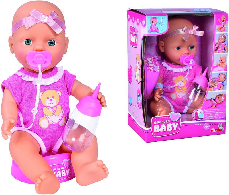 Load image into Gallery viewer, Simba - new born baby - cute doll - 30cm - drink en plasfunctie - babypop
