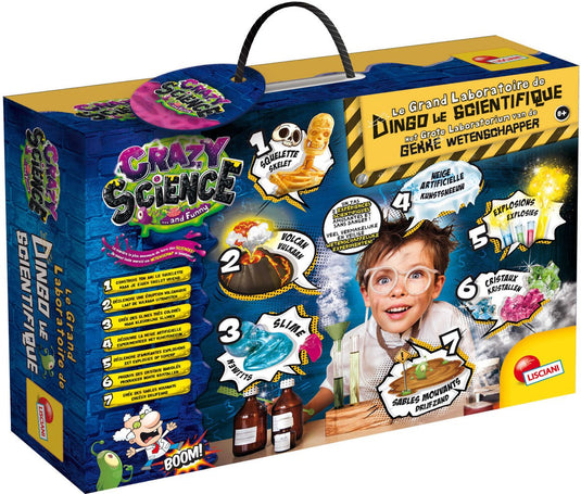 Lisciani crazy science le grand laboratoire de dingo le scientifique - fr + nl !!