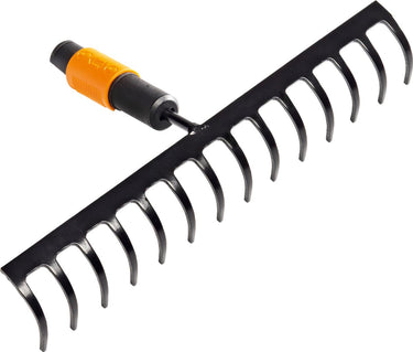 Fiskars quikfit™ hark - tuinhark - opzetstuk - 14-tanden van carbonstaal - 20,5 cm