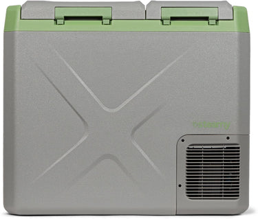 Steamy -e dual zone elektrische compressor koelbox - dual zone - 40 liter - 12v en 230v - voor auto en camping - grijs
