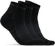 Craft active mid sock 3-pack unisex sportsokken - zwart