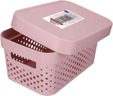 Curver opengewerkte container met infinity-deksel 4.5l roze