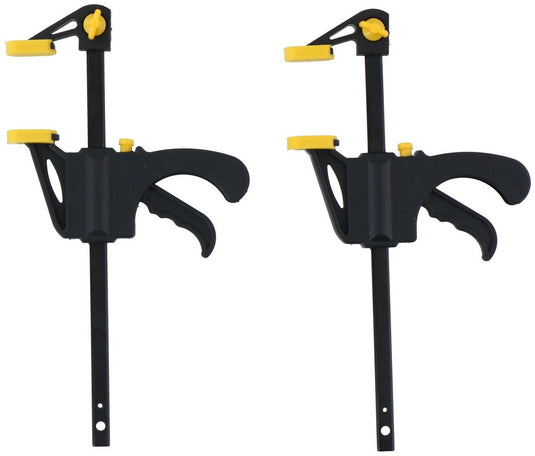 Kinzo lijmklemmen 2 stuks - lijmklem met quick slide adjustment - snelspanklem met klem- en spreidfunctie - eenhandsklem - lijmtang - klemgereedschap - bekbreedte ca. 10,5 cm
