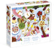 Janod - kidult puzzel - het familiediner - 1000 stukjes