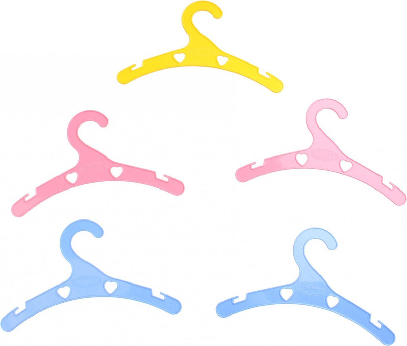 Load image into Gallery viewer, Heless poppen kledinghangers, 5st.
