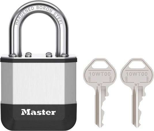 Masterlock elite - hangslot - 45mm - korte beugel - weerbestendig - inbraakwerend - buitenslot - inclusief 2 sleutels