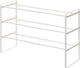Yamazaki schoenenrek uitschuifbaar - frame - 3 niveaus - wit