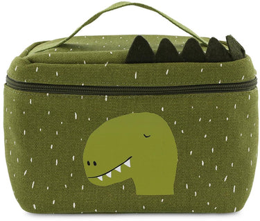 Trixie lunchtas - mr. dino - koeltas voor kinderen - met naamlabel - thermische tas voor lunch - groen