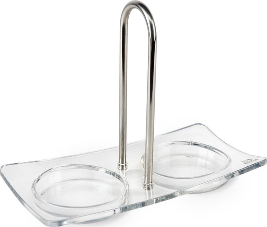 Peugeot linea houder peper- en zoutmolen 15 cm - transparant - acryl