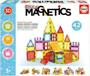 Educa - magnetics - magnetic tiles - magnetische panelen - magnetische tegels - 42 stuks