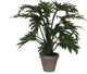 Mica decorations mica decoration kunstplant philodendron - groen - h50 en d60 cm - kamer kantoor planten
