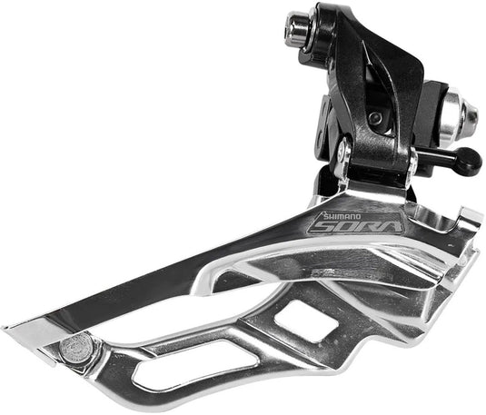 Voorderailleur 3 x 9-speed Shimano Sora FD-R3030 aanlas down-pull 63-66°