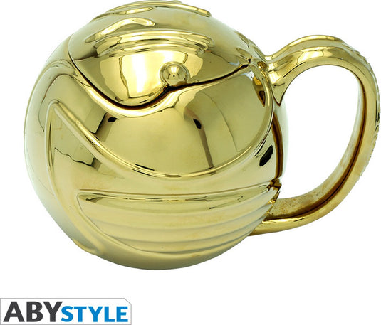 Abystyle harry potter golden snitch 3d mok- 450 ml - kunststof