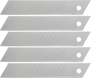 Wolfcraft - 5 afbreekmessen 18 mm - reservemesjes - 15 segmenten - 4182000