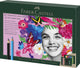 Faber-castell tekenset - polychromos en pitt grafiet mat - 40-delig - fc-210053