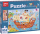 Apli | piratenschip observeer puzzel 104 stuks