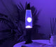Merkloos sans marque lavalamp - multi-colour lava - zwarte basis - led verlichting - sfeerverlichting voor volwassenen en kinderen - nieuwe wintercollectie 2023 - 23w - 35 x 8.5cm