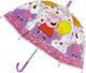 Undercover peppa pig kinderparaplu multicolor - regenbescherming.