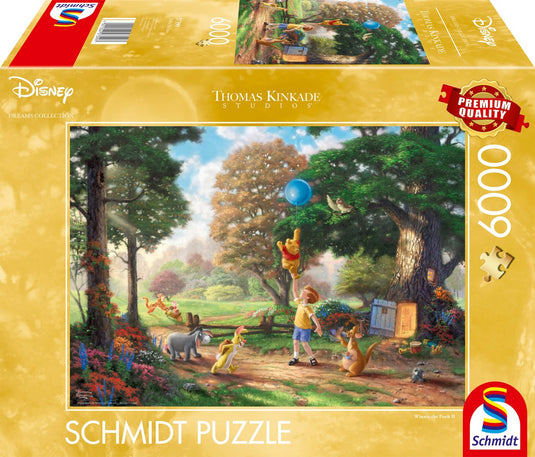 Schmidt - legpuzzel - disney, winnie pooh - winnie de poeh- thomas kinkade studios - 6000 stukjes - volwassenen - vanaf 14 jaar