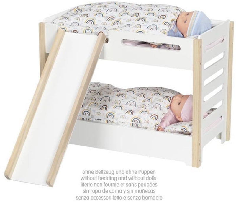 Load image into Gallery viewer, Goki houten poppenstapelbed met glijbaan
