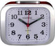 Technoline model xl rood - analoge quartz wekker in retro design