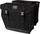 Fastrider canvas hybride 93 dubbele fietstas zwart 41l - afgeschuind - waterafstotend canvas - reflecterend - geschikt voor e-bike