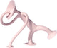 Moluk oogi actiefiguur - roze - h12cm - met zuignappen voor elk glad oppervlak - 3 jaar