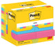 Post-it zelfklevende memoblaadjes 653-tfen multikleur 100 vel blok, 12 blok pak