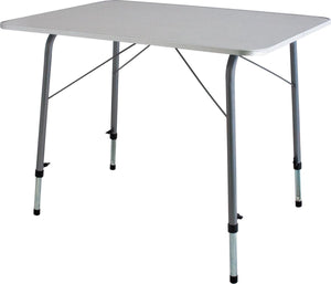Eurotrail cadiz l - campingtafel - 121 x 61 cm - grijs