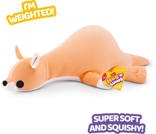 Zuru pluche knuffel medium kangaroo - verzwaarde knuffel speelgoed.