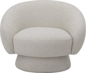 Bloomingville - ted loungestoel - wit - polyester